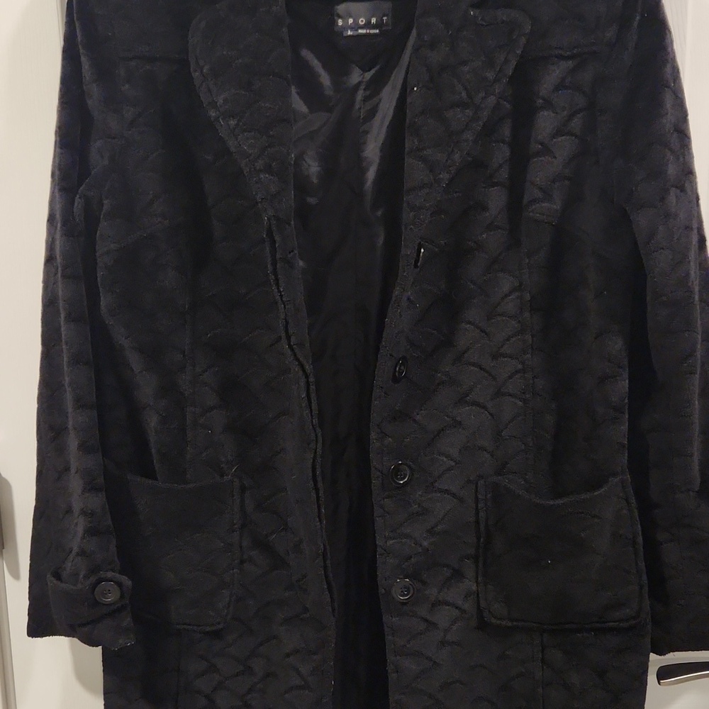 Vintage KAOS Andy Jones Quilted Velvet Sport Jacket  - Picture 7 of 10